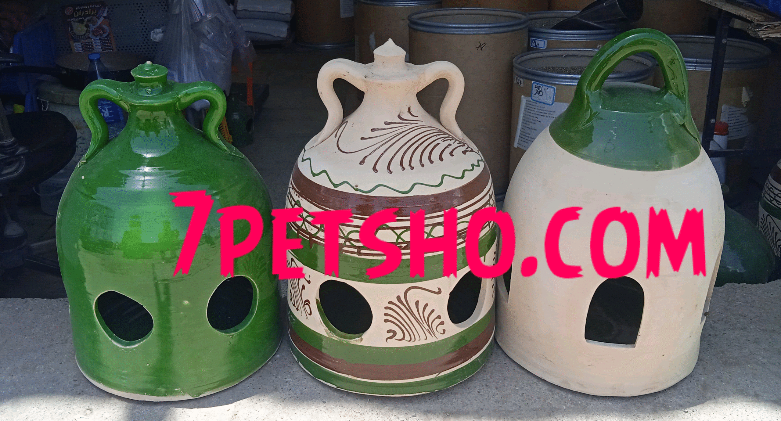 جای سفالی سایز هفت کفتر 