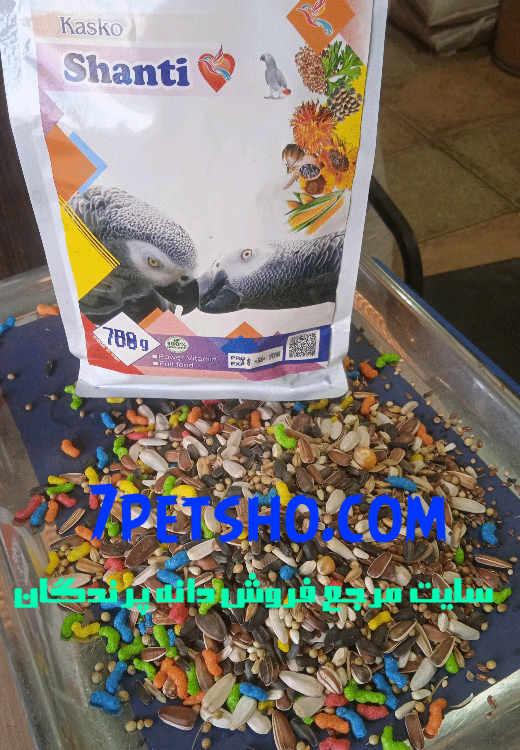 دان مخلوط طوطی سانان برند شانتی 